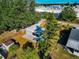 Aerial view of house and surrounding area at 5806 15Th W St, Bradenton, FL 34207