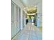 Open kitchen with stainless steel appliances and light gray cabinets at 6707 Stone River Rd # 203, Bradenton, FL 34203