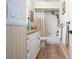 Clean bathroom with tub shower combo at 804 Buttonwood Dr, Bradenton, FL 34208
