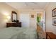 Bedroom with queen-size bed and built-in closet at 804 Buttonwood Dr, Bradenton, FL 34208
