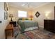 Guest bedroom with full-size bed and dresser at 804 Buttonwood Dr, Bradenton, FL 34208