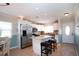 Modern kitchen with stainless steel appliances and island at 804 Buttonwood Dr, Bradenton, FL 34208