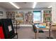 Quiet library with bookshelves and comfortable seating at 804 Buttonwood Dr, Bradenton, FL 34208