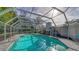 Inviting screened pool with plenty of space for relaxation at 1411 Quail Dr, Sarasota, FL 34231