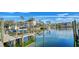 Private wooden boat dock with water access at 1560 Harbor Sound Dr, Longboat Key, FL 34228