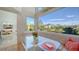 Kitchen breakfast nook with water views at 1560 Harbor Sound Dr, Longboat Key, FL 34228