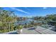 Deck overlooking the water with beautiful views at 1560 Harbor Sound Dr, Longboat Key, FL 34228