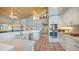 Modern kitchen with white cabinets and high-end appliances at 1560 Harbor Sound Dr, Longboat Key, FL 34228