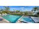 Relaxing pool and spa with a beautiful waterfront view at 1560 Harbor Sound Dr, Longboat Key, FL 34228