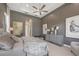 Luxurious main bedroom with ample light and stylish decor at 16003 Kendleshire Ter, Lakewood Ranch, FL 34202