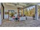 Outdoor kitchen with stainless steel appliances at 16003 Kendleshire Ter, Lakewood Ranch, FL 34202