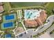 Resort-style community pool, tennis courts, playground, and lake at 20296 Bandera Pl, Venice, FL 34293