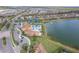 Resort-style community pool with tennis courts and playground at 20296 Bandera Pl, Venice, FL 34293