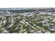 Aerial view of the property and surrounding area at 2264 Floyd St, Sarasota, FL 34239