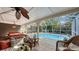 Enjoy the refreshing pool from the covered patio area at 2264 Floyd St, Sarasota, FL 34239
