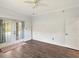 Bright bedroom with double doors leading to the pool at 25072 Palisade Rd, Punta Gorda, FL 33983