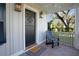 Elegant front door with a welcoming mat and sidelights at 320 29Th Nw St, Bradenton, FL 34205