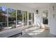 Screened porch with view of the pool and backyard at 320 29Th Nw St, Bradenton, FL 34205