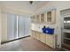 Workshop area with wooden cabinets and large windows at 4531 13Th E St, Ellenton, FL 34222
