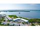 Aerial view showing building location and waterfront access at 4726 Independence Dr # 4726, Bradenton, FL 34210