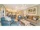Living room features comfortable seating and ocean views at 5311 Gulf Of Mexico Dr # 3, Longboat Key, FL 34228