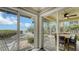 Private patio with table and chairs, overlooking the ocean at 5311 Gulf Of Mexico Dr # 3, Longboat Key, FL 34228