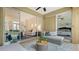 Relaxing screened porch with view of the backyard and main bedroom at 5401 Oak Grove Ct, Sarasota, FL 34233