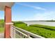 Serene balcony with breathtaking waterfront views at 615 Riviera Dunes Way # 104, Palmetto, FL 34221