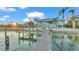 Private dock offering stunning waterfront views at 635 Key Royale Dr, Holmes Beach, FL 34217