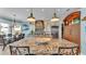 Kitchen boasts granite countertops and a large island at 635 Key Royale Dr, Holmes Beach, FL 34217