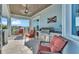 Outdoor kitchen with stainless steel appliances and stonework at 635 Key Royale Dr, Holmes Beach, FL 34217