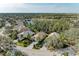 Aerial view of single Gathering home in a quiet cul-de-sac at 6710 Pebble Beach Way, Lakewood Ranch, FL 34202