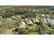 Aerial view of single Gathering home in a residential neighborhood at 6710 Pebble Beach Way, Lakewood Ranch, FL 34202