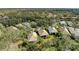 Aerial view of single Gathering home in a residential neighborhood at 6710 Pebble Beach Way, Lakewood Ranch, FL 34202