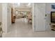 Spacious entry hall with views into the living and dining areas at 7363 Silver Fern Blvd # 80, Sarasota, FL 34241