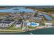 Luxury waterfront townhomes with resort-style pool and community lake at 7420 Newham Ln, Sarasota, FL 34240