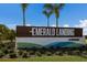 Emerald Landing community entrance sign at 7420 Newham Ln, Sarasota, FL 34240