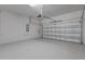 Spacious garage with epoxy floor and automatic opener at 7420 Newham Ln, Sarasota, FL 34240