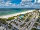 Beachfront property with parking, beach access, and public pool at 800 S Blvd Of Presidents # 12, Sarasota, FL 34236
