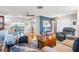 Open concept living area with hardwood floors, and comfortable furniture at 829 Harbor S Dr, Venice, FL 34285
