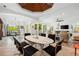 Bright dining area with an oval table and seating for six at 866 Hudson Ave # 866, Sarasota, FL 34236
