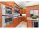 Bright kitchen with stainless steel appliances at 8808 Enclave Ct, Sarasota, FL 34238