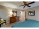 Bedroom with dresser and a queen-sized bed at 1225 S View Dr, Sarasota, FL 34242