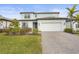 Two-story house with white garage door and landscaped lawn at 12409 Wigeon Dr, Bradenton, FL 34212