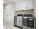 Bright laundry room with modern appliances and ample storage at 12409 Wigeon Dr, Bradenton, FL 34212