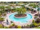 Expansive resort-style pool with plenty of lounge chairs at 12410 Osorio Ct # 103, Sarasota, FL 34238