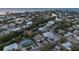 Aerial view showing home's location in a residential neighborhood at 127 Crescent Dr, Anna Maria, FL 34216