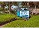 Entrance to Venice Beach, featuring signage and landscaping at 13153 Steinhatchee Loop, Venice, FL 34293