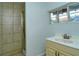 Clean bathroom with a vanity and shower at 1320 Cocoanut Ave, Sarasota, FL 34236