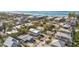 Aerial view of a beach house and surrounding neighborhood at 203 72Nd St, Holmes Beach, FL 34217